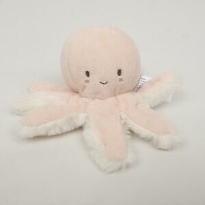 Mon Ami Designs Baby Octopus 4'' Plush Pink Soft Cute